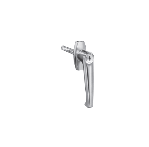 CompX C8751-26D National, Disc Tumbler Handle Lock For Metal Door & Cabinet, Rear Mount, Right & Left Hand, Dull Chrome