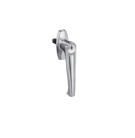 CompX C8747-26D National, Disc Tumbler Handle Lock For Metal Door & Cabinet, Rear Mount, Dull Chrome, Spindle Length - 1"