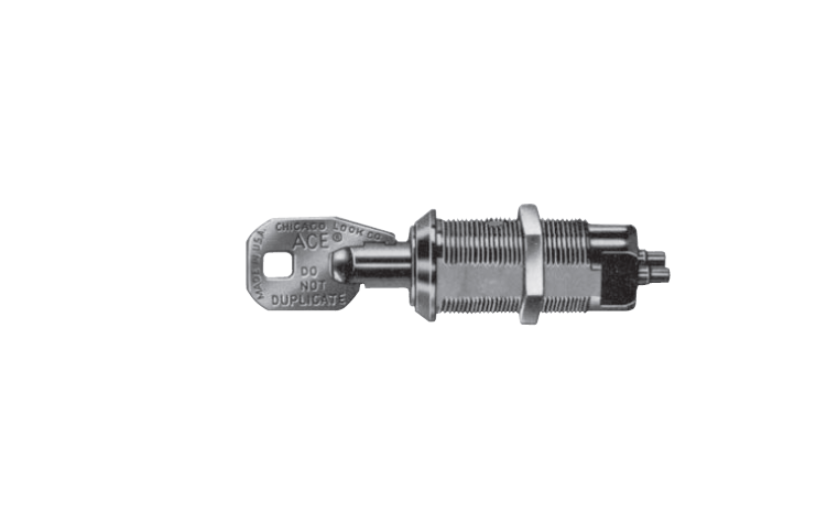 CompX C4201 Chicago, ACE II Keyloc, Tamper Evident Key Ring With 4", 6", 9" Cable