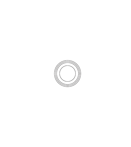 CompX PC2 Protective Collar For Exposed Lock Head, Height - 1/4", Outside Diameter 1-3/16"