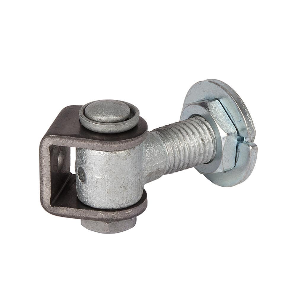 Locinox G90LR Vandal Proof 1-Way 90 Degree Hinge w/ Adjustable Nut, 2-Pcs.