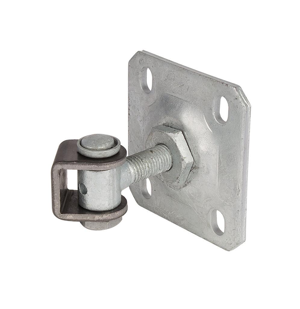 Locinox G90WP Vandal Proof 1-Way 90 Degree Hinge w/ Adjustable Wall Plate, 2-Pcs.