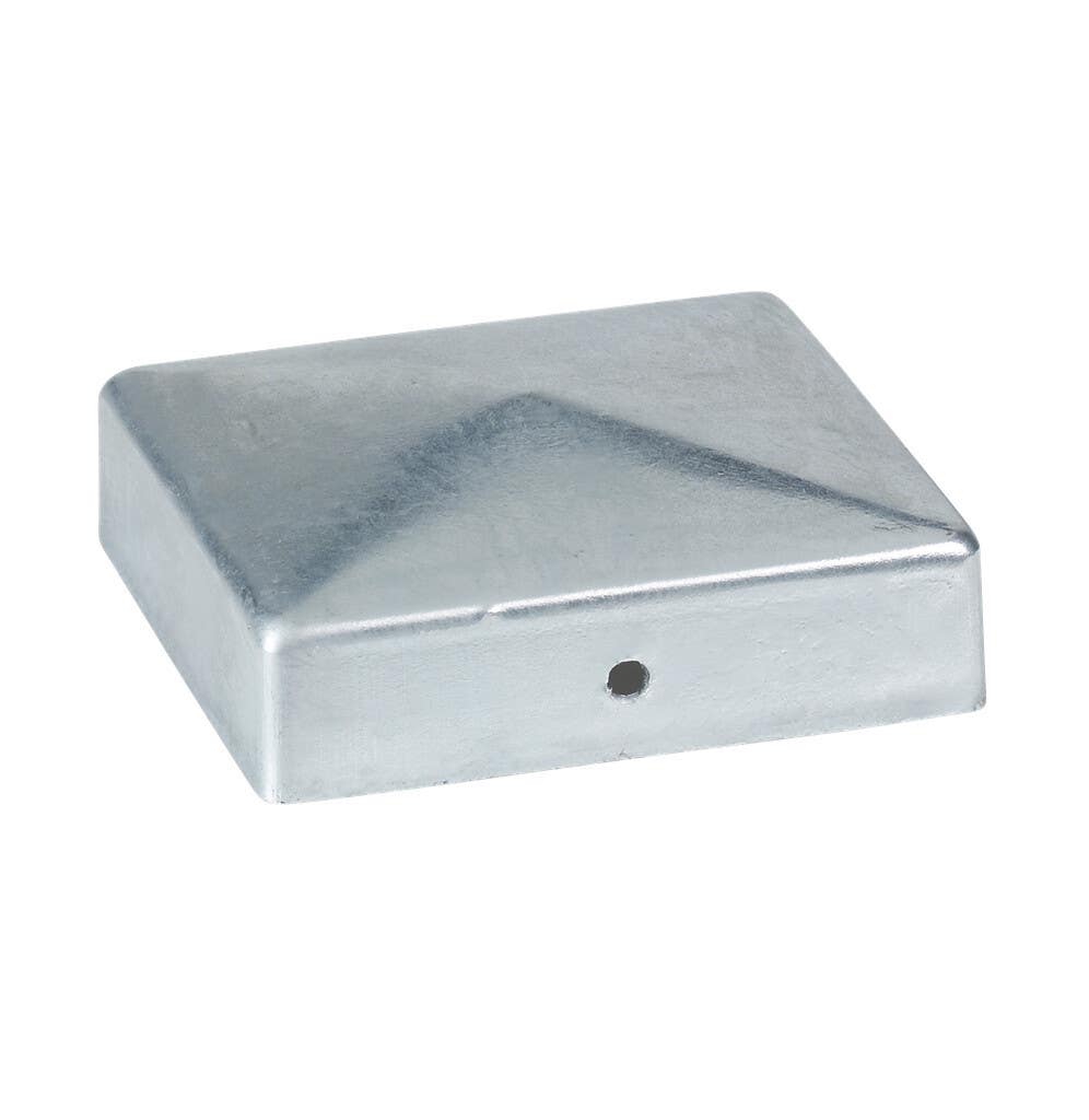 Locinox TCO-SCR Post Cap To Screw On for Sqaure Profiles, Hot-Dip Galvanized