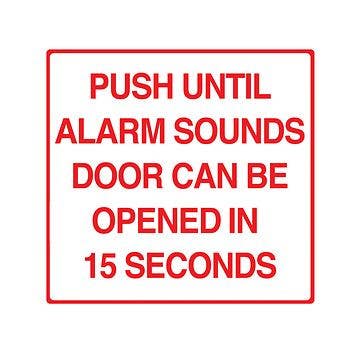 RCI BC1 Series Building Code Sign