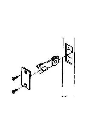 Baldwin Estate 5090.020.A Dummy Insert & Filler Plate