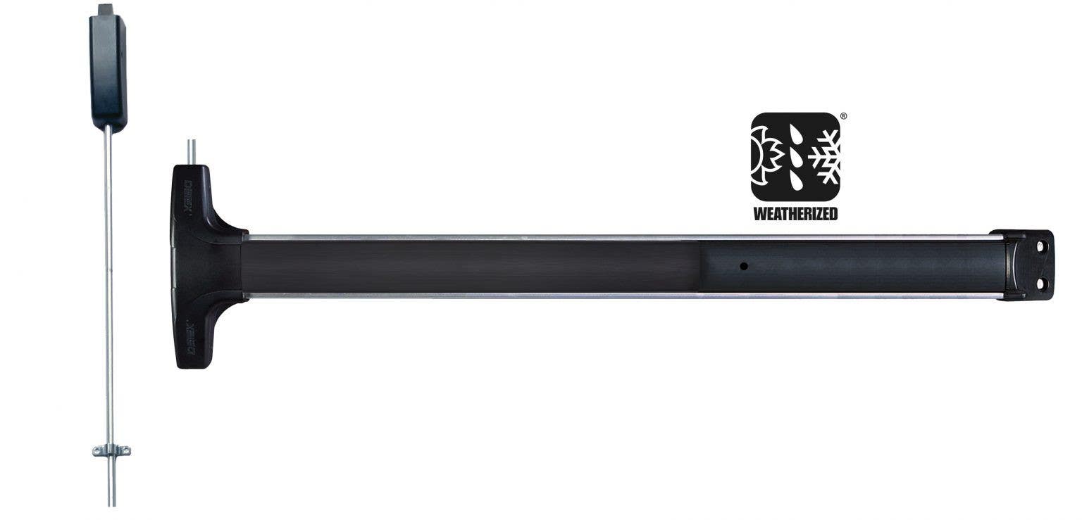 Detex V51xNS Series Narrow Stile Surface Vertical Rod Exit Device (For Narrow Stile Doors)