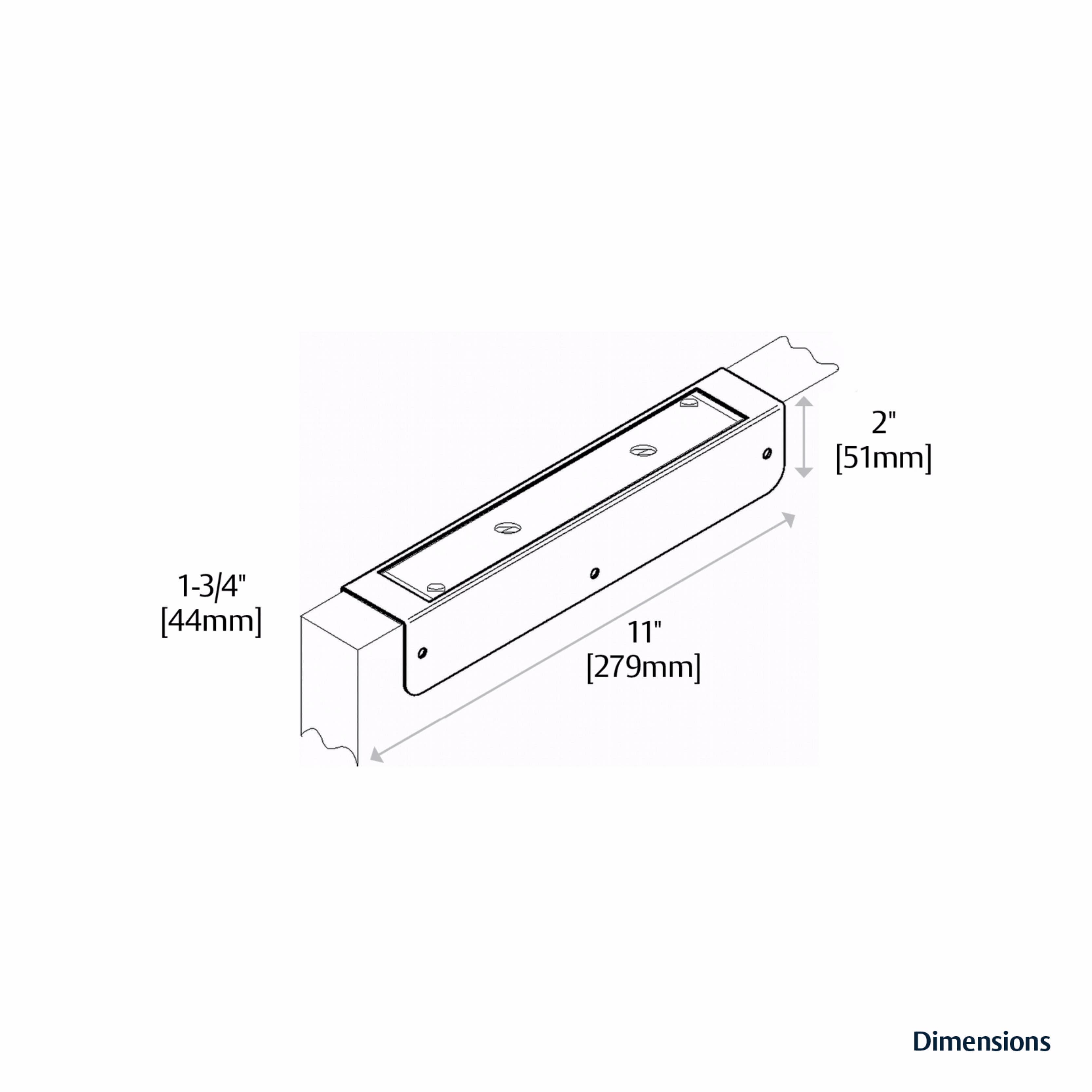 Securitron SWB SAM Wood Bracket