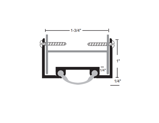 NGP 5V Smooth Vinyl Door Shoe