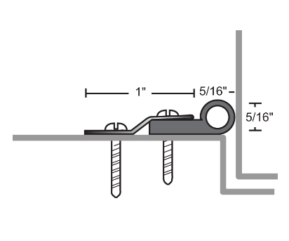 NGP 129USS Stainless Steel Polyurethane Perimeter Seal