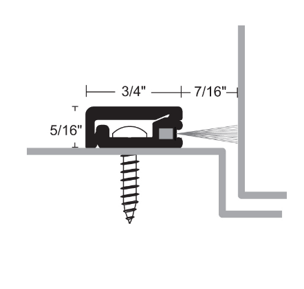 NGP 672P Concealed Fastener Pile Perimeter Seal