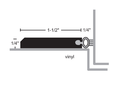 NGP 704V Perimeter Seal Compatible w/ Parallel Arm Closers
