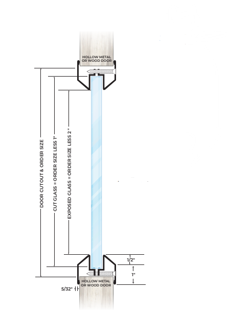 NGP L-FRA100-SP Low Profile Kit for Variable Door & Glass Thicknesses