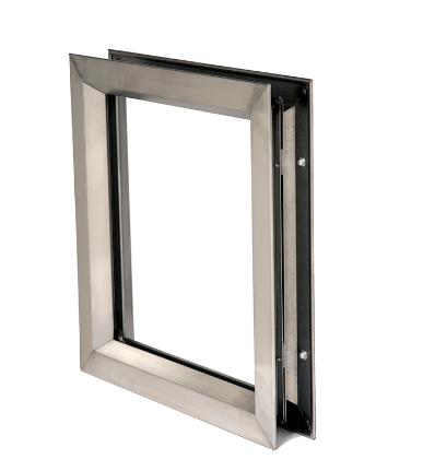 NGP L-CVFM-SS-SP Stainless Steel Lite Kit For Variable Door & Glass Thickness