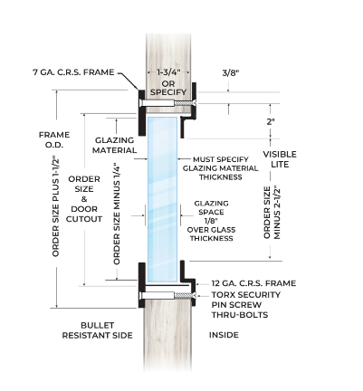 NGP BR-7 Thru-Bolted Security Lite Kit