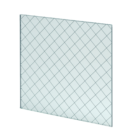 NGP Protect3 1/4" Thick Fire Protective Safety Wired Glass