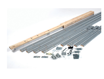 NGP SLAL-250-PDKIT-6 Aluminum Sliding Door Hardware -Pocket Door Frame Kit