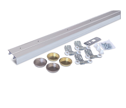 NGP SLAL-75-BPF Aluminum By-Pass Side Mount Track System w/ Fascia