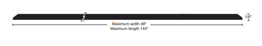 NGP 818 Aluminum Cover Plate, 1/8"