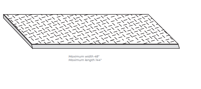 NGP 828 Aluminum Diamond Tread Plate