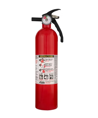 Kidde FA1 Fire Extinguishers 2.5 - With nylon Strap bracket, Disposable