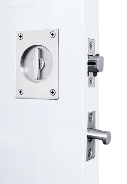 Accurate Lock & Hardware 161SDL/PDL Sliding & Pocket Door Tubular Privacy Set