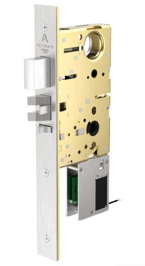 Accurate Lock & Hardware M9134ELR Motor Drive Electrified Latch Retraction Mortise Lock w/ Deadbolt
