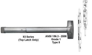 Detex ADVANTEX 83 Series Concealed Vertical Rod Exit Device ( For Aluminum  Door )