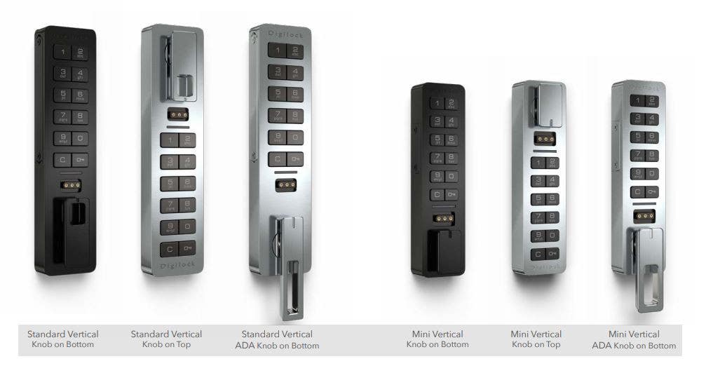 Digilock Versa Advanced Keypad 6G Electronic Lock