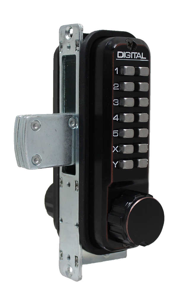 Lockey 2900 Mechanical Keyless Narrow Stile Deadbolt Lock