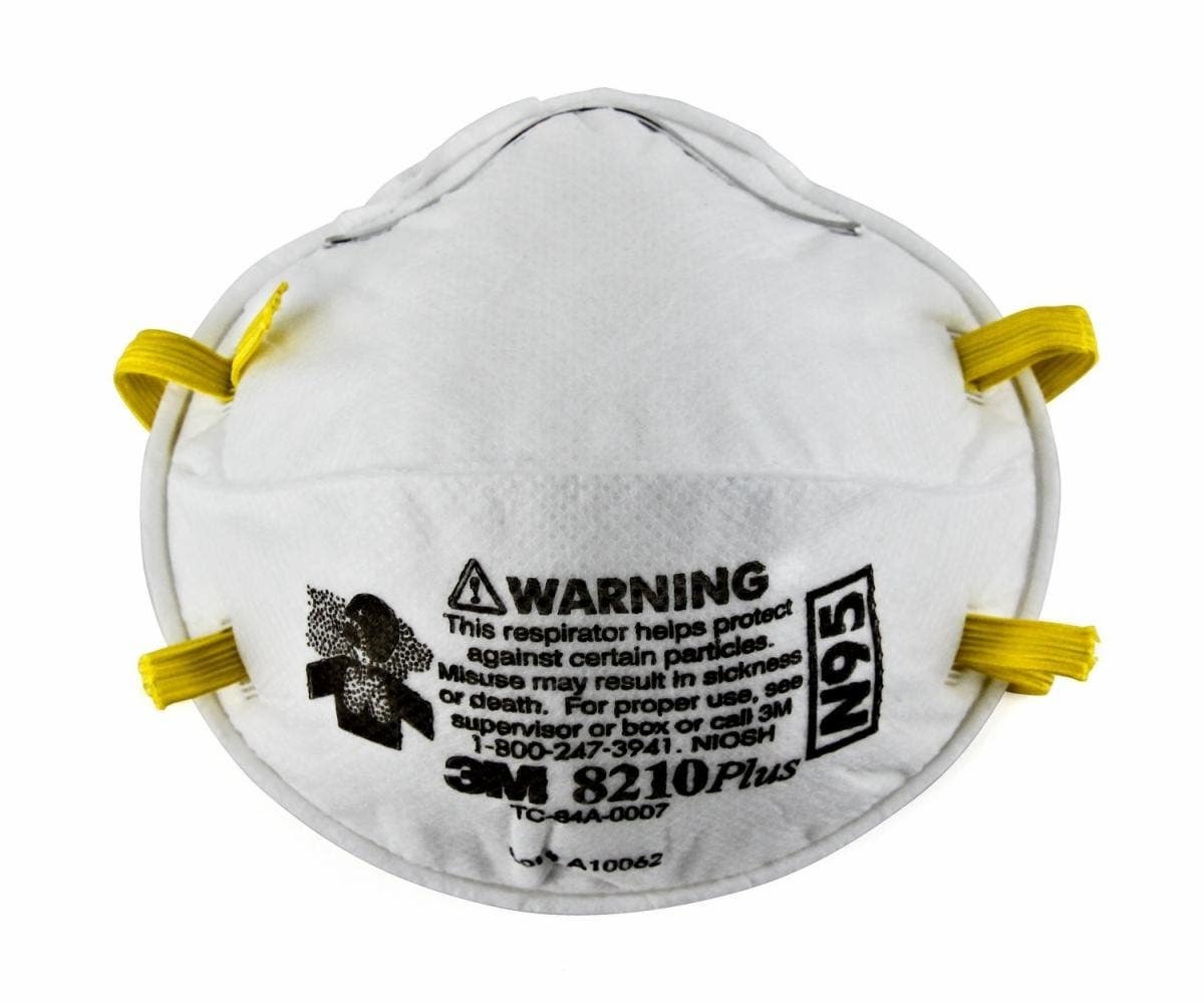 3M 8210PP20-DC Performance Disposable Paint Prep Respirator N95 Particulate, 20/Pk