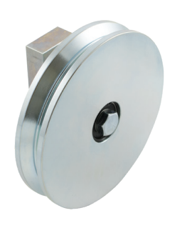 D&D CI22 Cantilever Wheel Assembly, Finish-Zinc