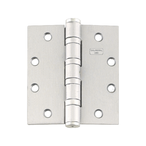 Cal-Royal BB5210-316 US32DNRP Full Mortise Marine Grade 316 Stainless Steel  Hinge, 5" x 4 1/2", Satin Stainless Steel