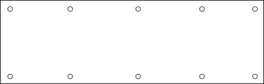 Rockwood K4125 Clear Plastic Kick Plate, .125" Thick