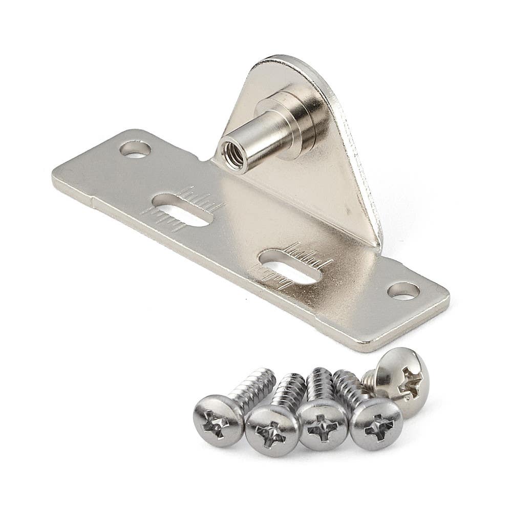 Sugatsune HDSN Mounting Plate for HDSN, Finish-Nickel