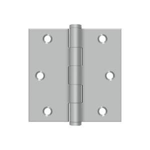 Deltana SS33U32D-R 3" x 3" Square Hinge, Residential, Pair, Finish-Brushed Stainless