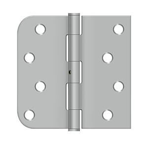 Deltana SS44058TTNRP32D 4" x 4" x 5/8" Radius x Square Corners, Riveted NRP/TT, Pair, Brushed Stainless