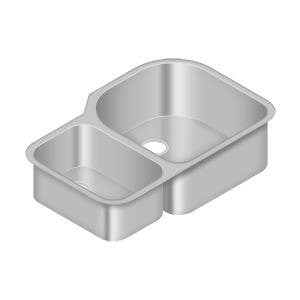 Deltana SSS3152075DBU Stainless Steel Sink, 31-1/2" x 20-3/4", Finish-Brushed Stainless