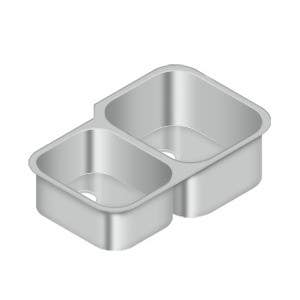 Deltana SSS32205DBU Stainless Steel Sink, 31-1/2" x 20-1/2", Finish-Brushed Stainless