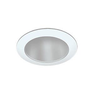 Deltana DE449939 Recessed Light, 4" Shower Trim w/ White Glass