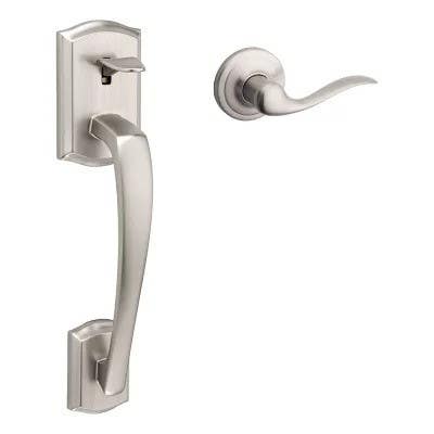 Kwikset 815PTHxTNL Prescott Handleset w/ Tustin Lever, No Deadbolt