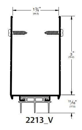Pemko 2213 Door Shoe / Kickplate
