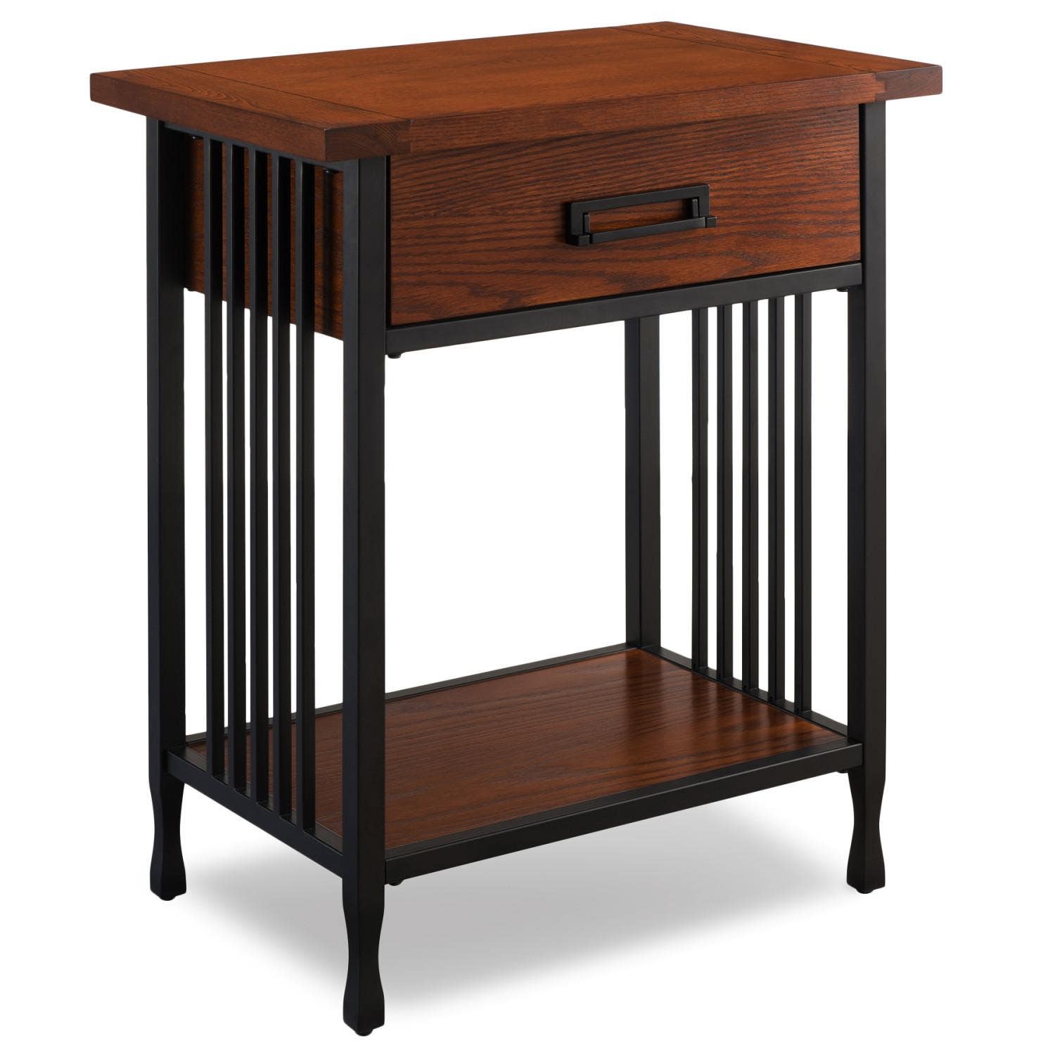 Design House 11222 Ironcaraft 1-Drawer Nightstand