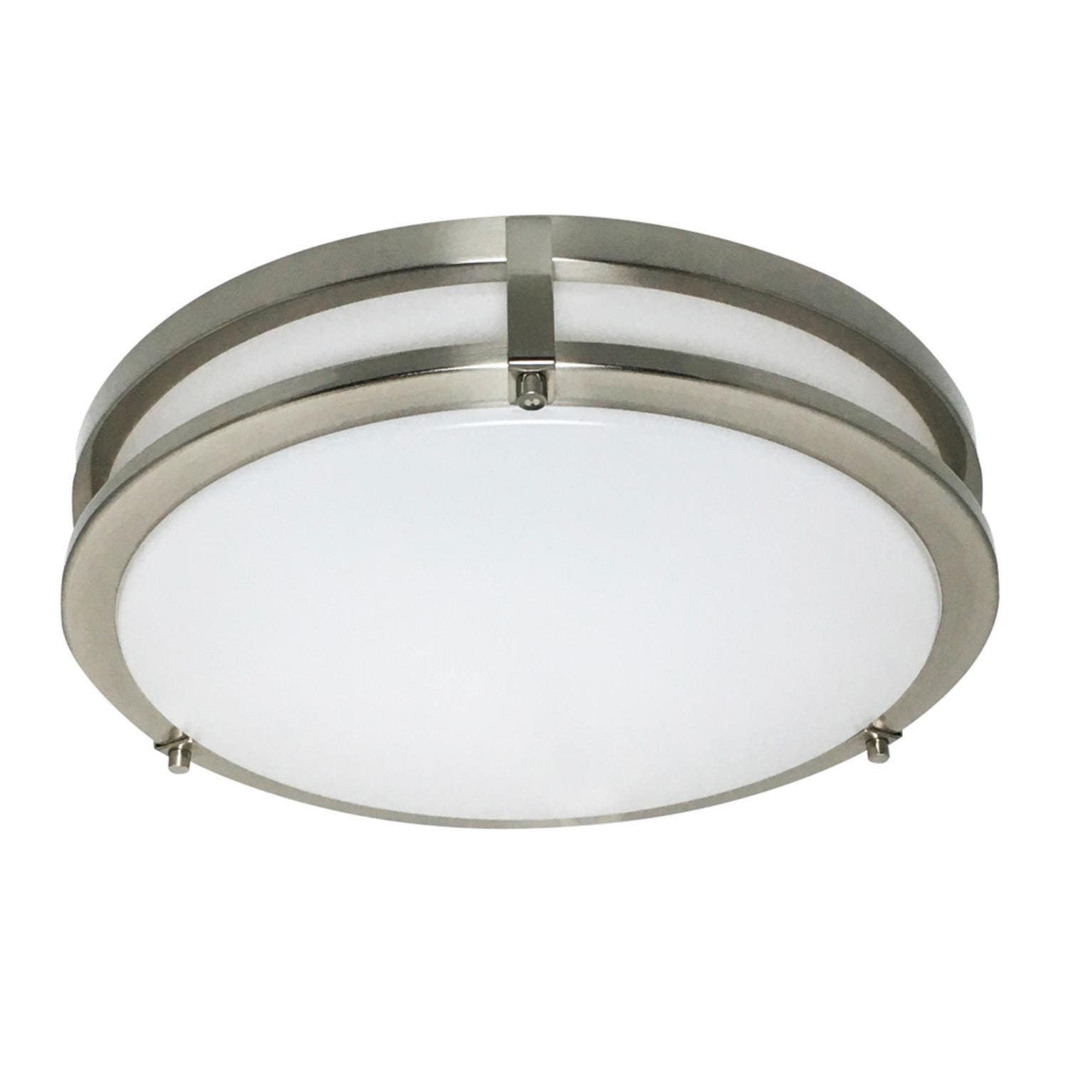 Design House 578641 Ripon LED Ceiling Light w/ White Acrylic Lens
