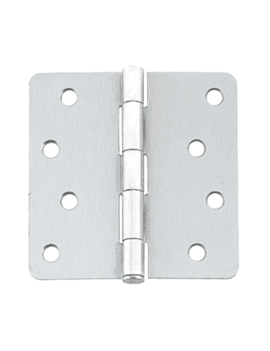 Cal-Royal RH35 3 1/2" x 3 1/2" Full Mortise Residential Weight Hinge, Plain Bearing, 5 Knuckles, 5/8" Radius