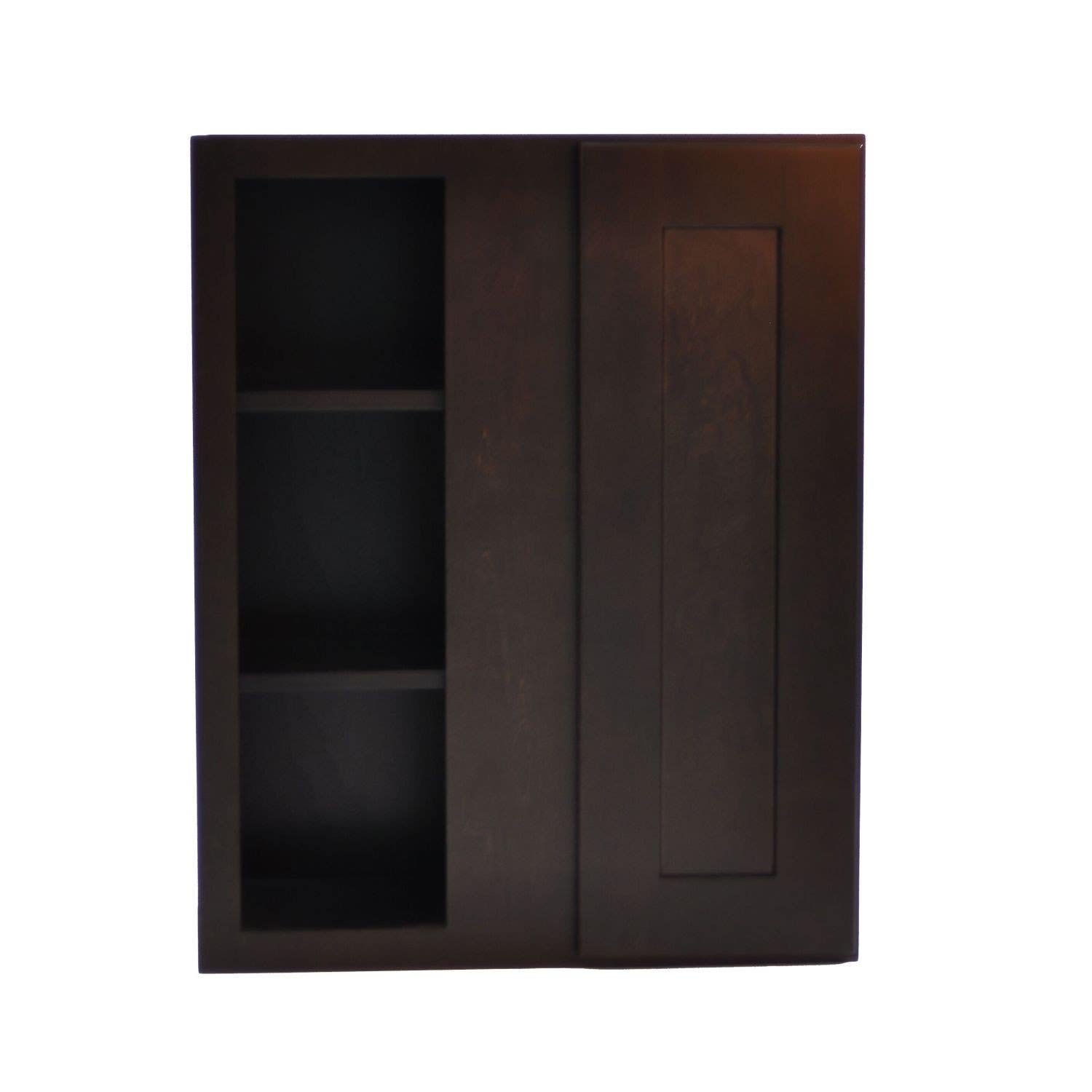Design House 569350 Brookings 36" Height 1-Door Blind Wall Cabinet In Espresso, Unassembled