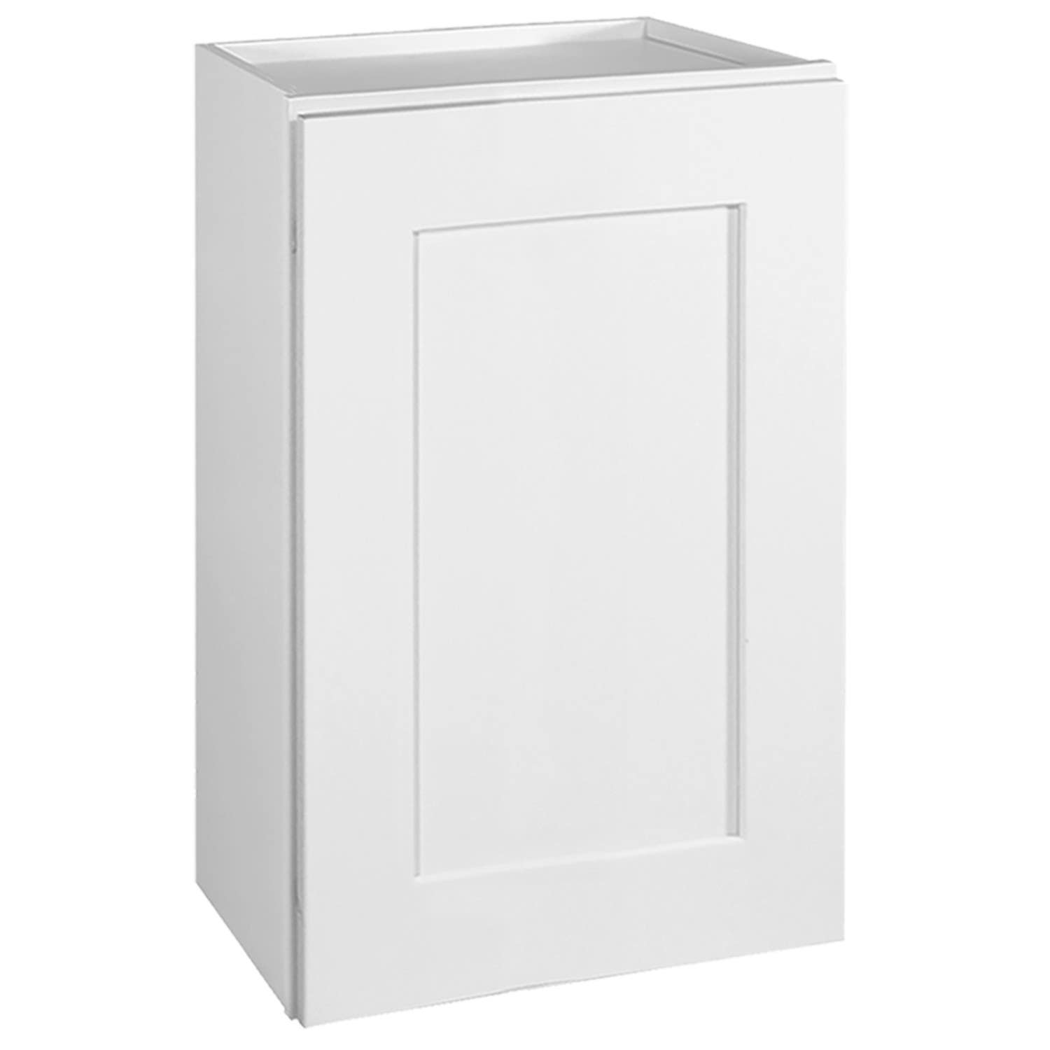 Design House 561530/48/55 Brookings 24" Height 1-Door Wall Cabinet In White, Unassembled