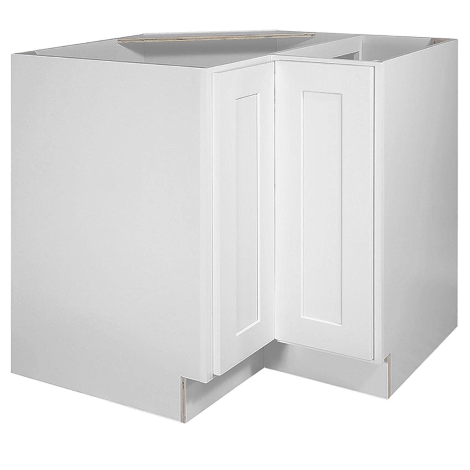 Design House 561431 Brookings Lazy Susain Corner Cabinet In White, Unassembled