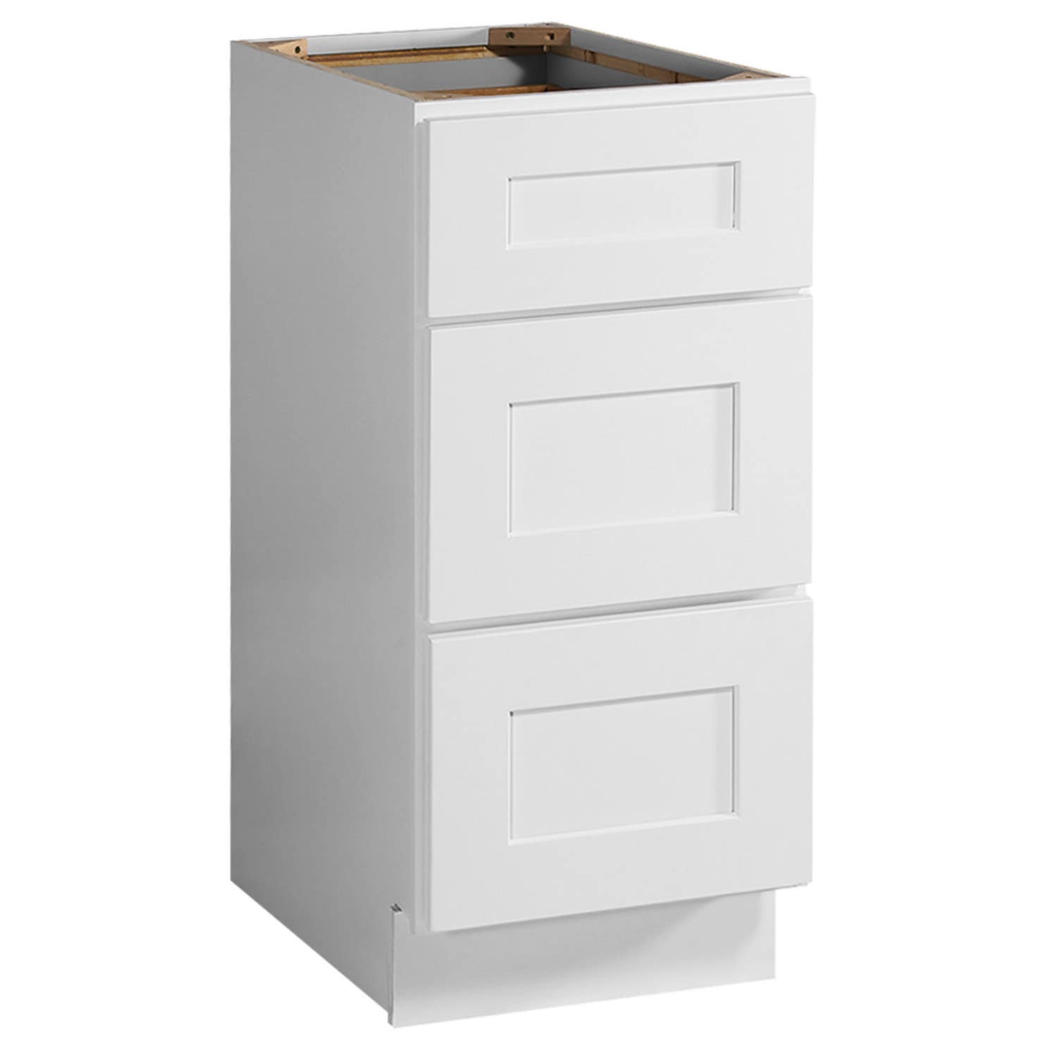 Design House 561449/56/64 Brookings 3-Drawer Base Cabinet In White, Unassembled