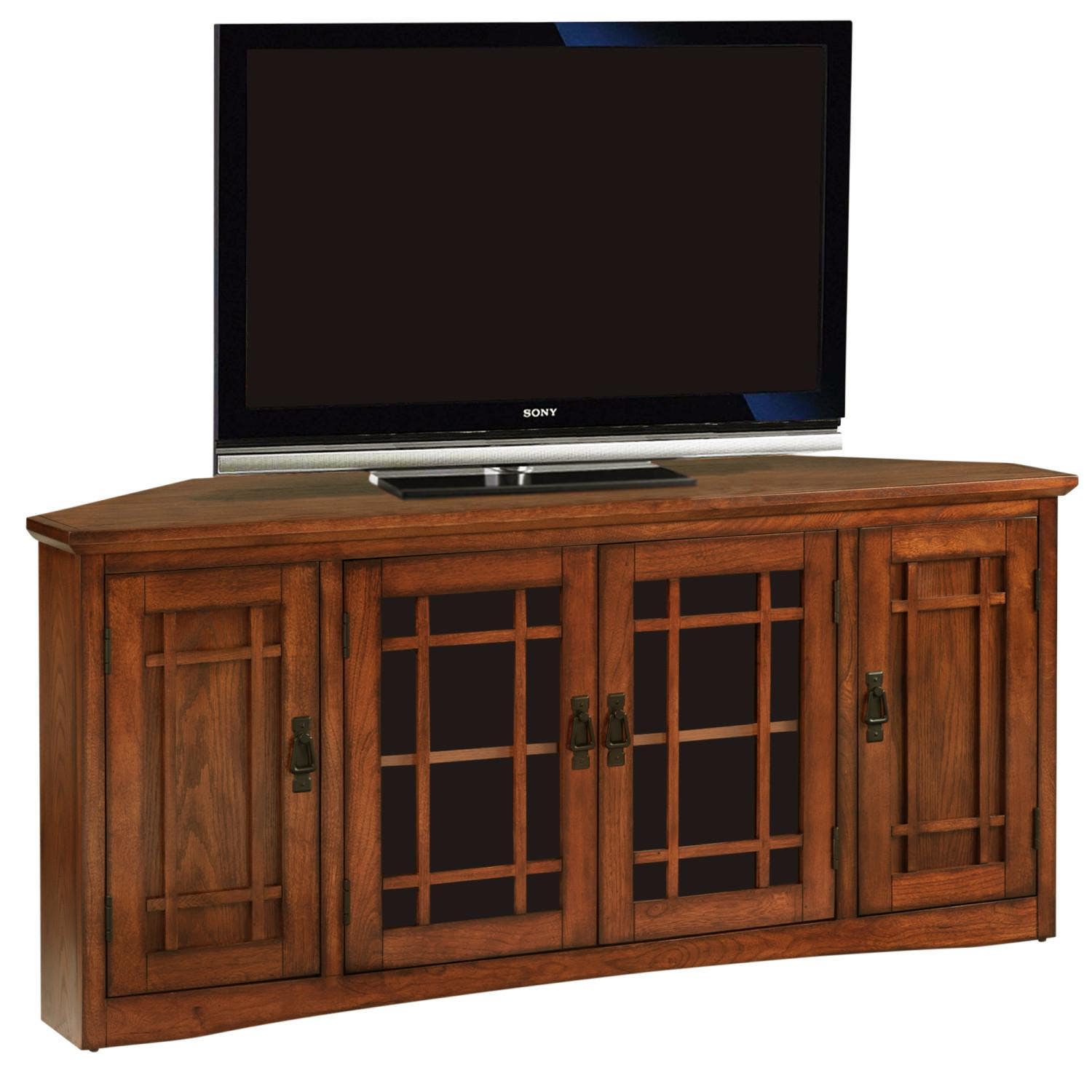 Design House 82386 Mission Oak Corner TV Stand
