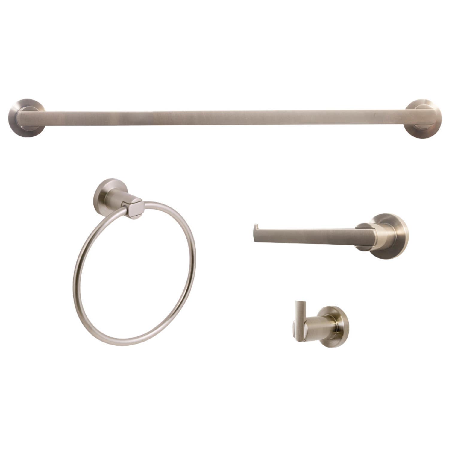 Design House 188847/516 Eastport 4-Piece Bathroom Hardware Kit